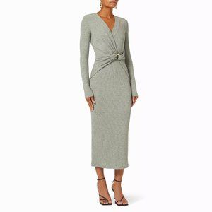 Acler Murray Ribbed Midi Dress